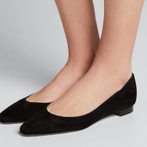 Manolo Black suede shoes